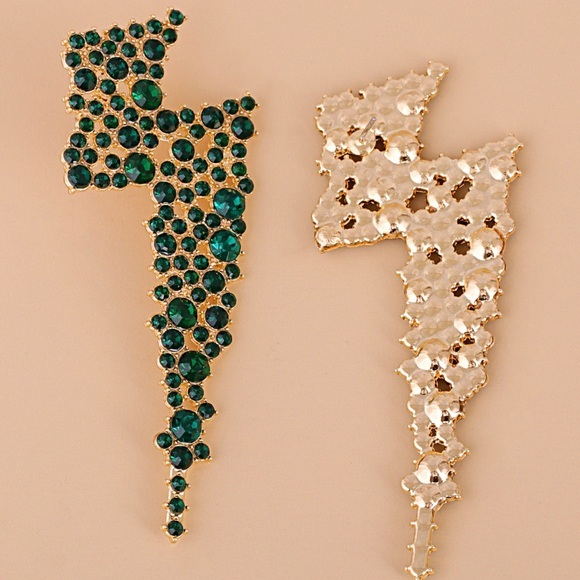 Lighting gem earrings - Picture 3 of 6